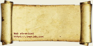 Danica Vujanac vizit kartica